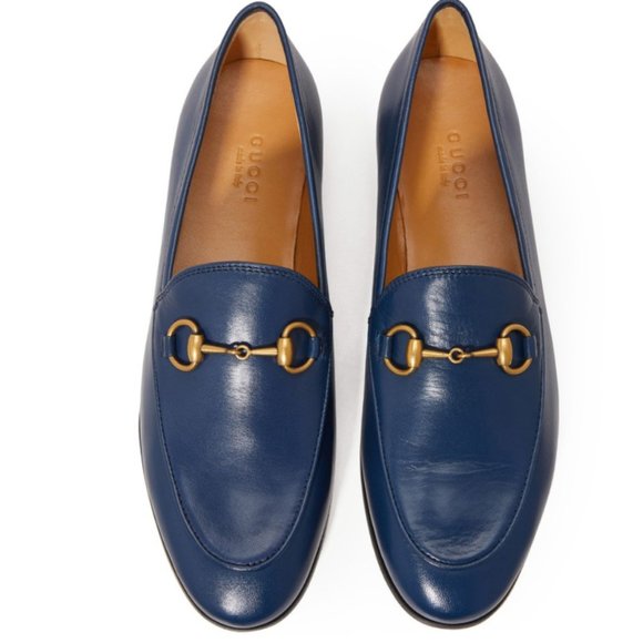 gucci jordaan loafer blue